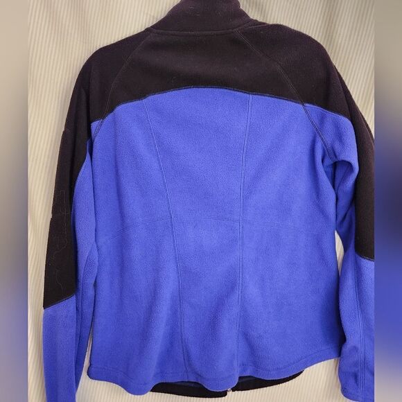 Tek Gear Black & Purple Athletic Jacket~ Full Zip~ Pockets & Media~ Size XL - Picture 4 of 7